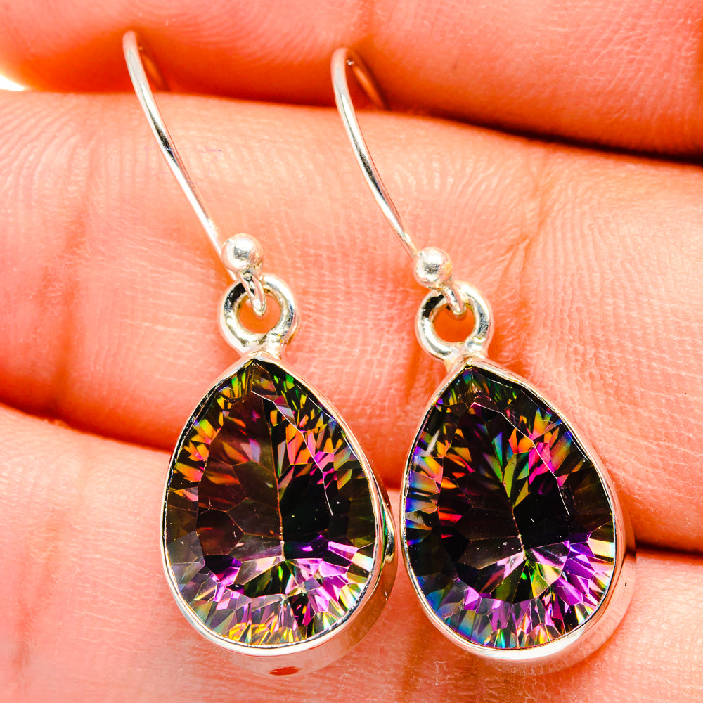 Mystic Topaz Earrings handcrafted by Ana Silver Co - EARR422441
