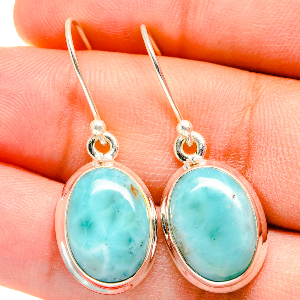 Larimar Earrings handcrafted by Ana Silver Co - EARR422442