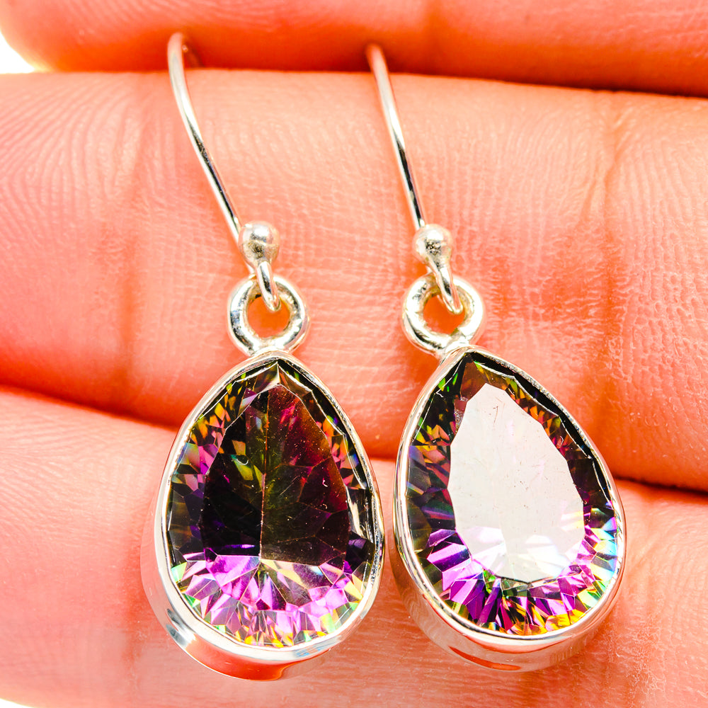 Mystic Topaz Earrings handcrafted by Ana Silver Co - EARR422448
