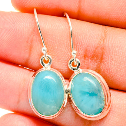 Larimar Earrings handcrafted by Ana Silver Co - EARR422458