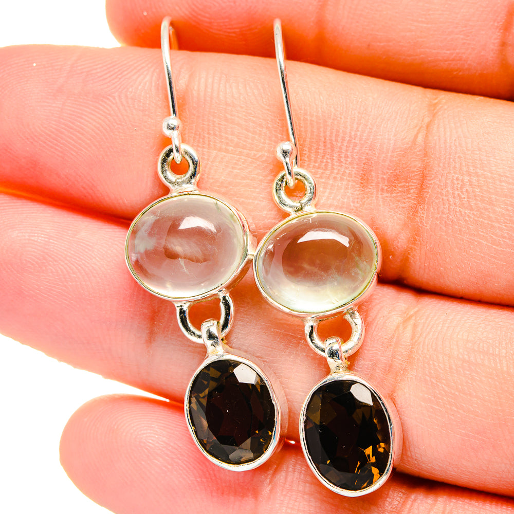 Prehnite Earrings handcrafted by Ana Silver Co - EARR422468