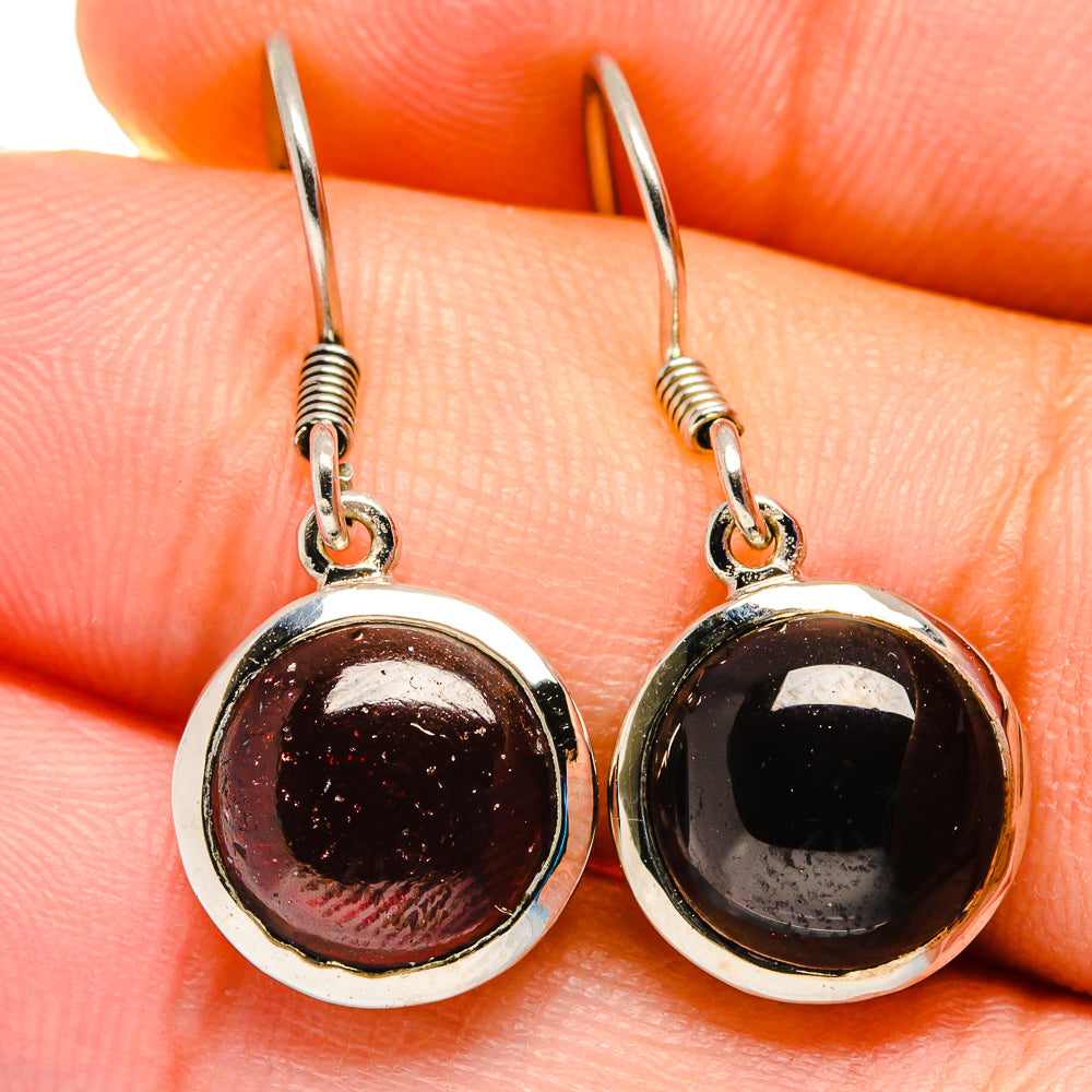 Garnet Earrings handcrafted by Ana Silver Co - EARR422470