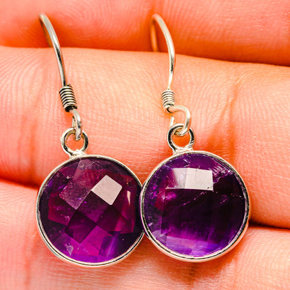 Amethyst Earrings handcrafted by Ana Silver Co - EARR422473
