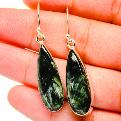 Seraphinite Earrings handcrafted by Ana Silver Co - EARR422477