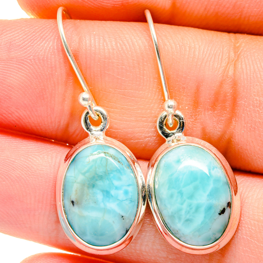 Larimar Earrings handcrafted by Ana Silver Co - EARR422478