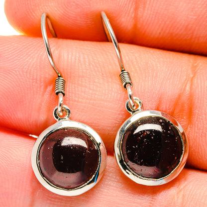 Garnet Earrings handcrafted by Ana Silver Co - EARR422486