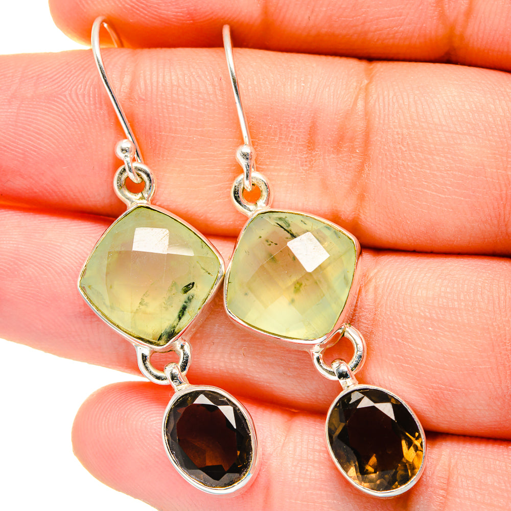 Prehnite Earrings handcrafted by Ana Silver Co - EARR422488