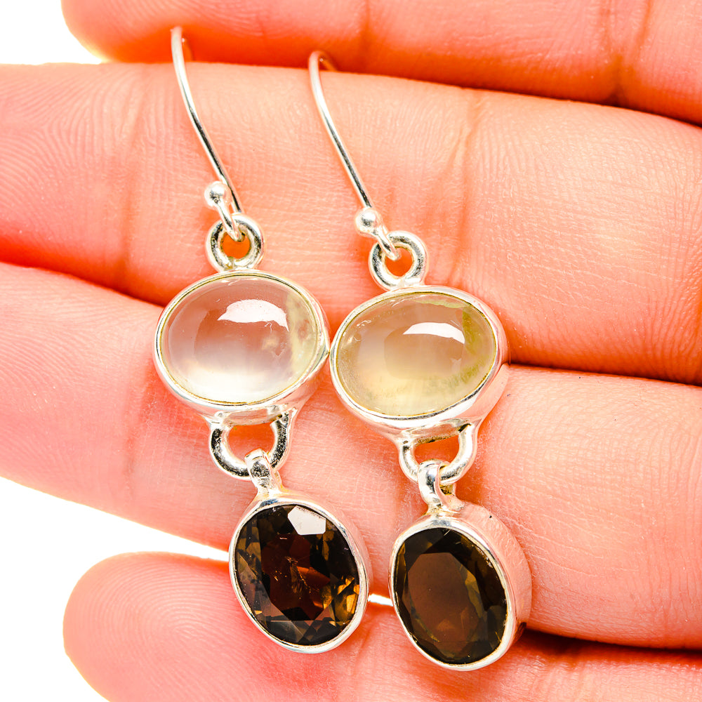 Prehnite Earrings handcrafted by Ana Silver Co - EARR422499