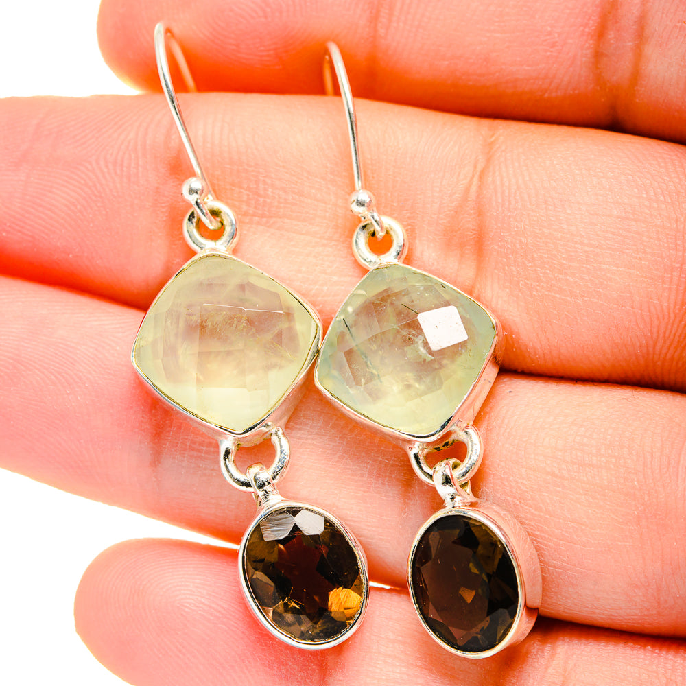Prehnite Earrings handcrafted by Ana Silver Co - EARR422500