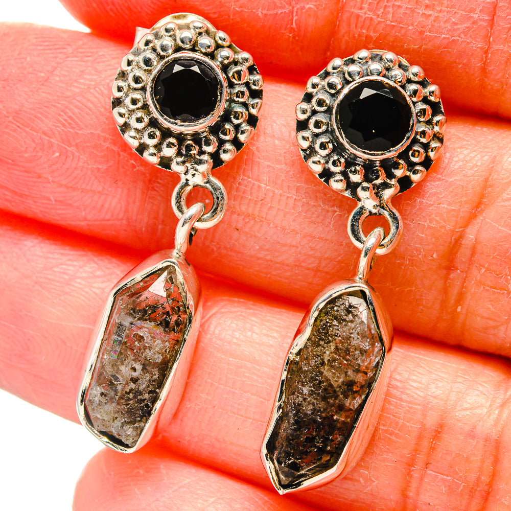 Herkimer Diamond Earrings handcrafted by Ana Silver Co - EARR422527