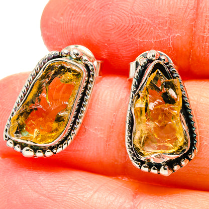Citrine Earrings handcrafted by Ana Silver Co - EARR422529