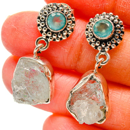 Aquamarine Earrings handcrafted by Ana Silver Co - EARR422534