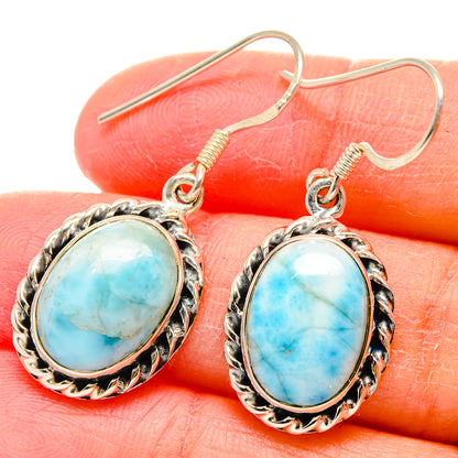 Larimar Earrings handcrafted by Ana Silver Co - EARR422544