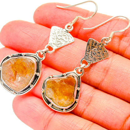 Libyan Glass Earrings handcrafted by Ana Silver Co - EARR422546