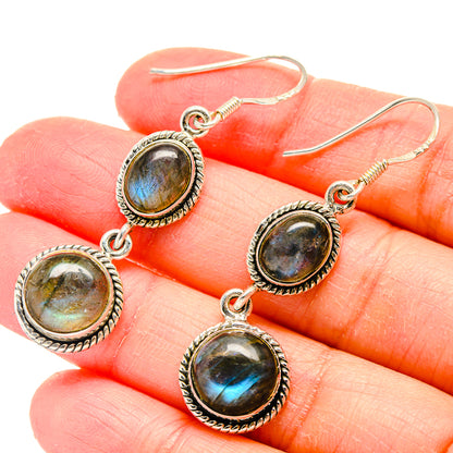 Labradorite Earrings handcrafted by Ana Silver Co - EARR422550