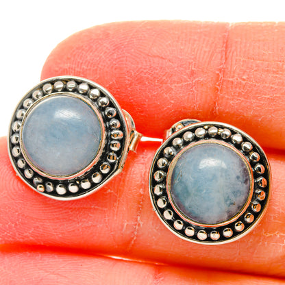 Aquamarine Earrings handcrafted by Ana Silver Co - EARR422562
