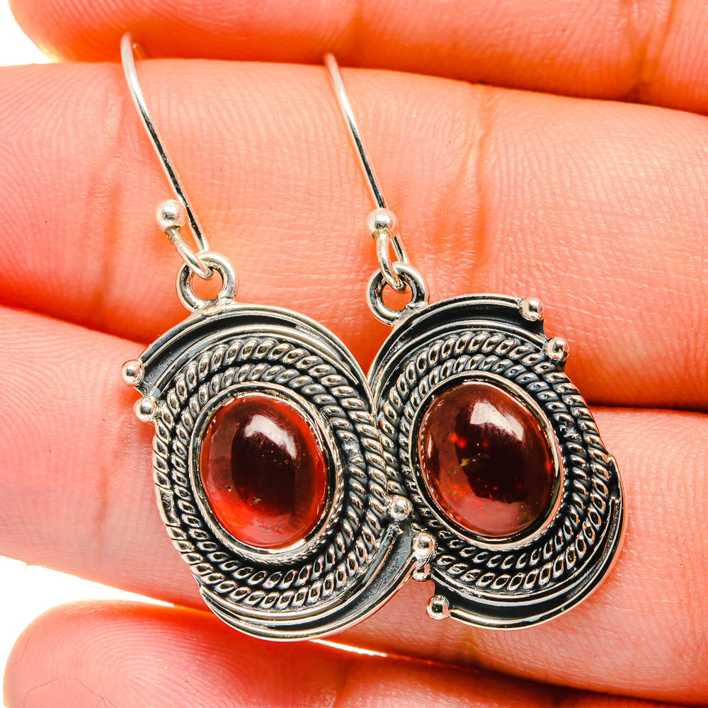 Carnelian Earrings handcrafted by Ana Silver Co - EARR422584