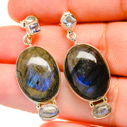 Labradorite Earrings handcrafted by Ana Silver Co - EARR422591