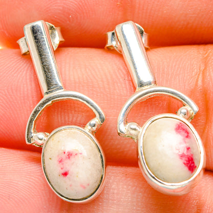 Thulite Earrings handcrafted by Ana Silver Co - EARR422592
