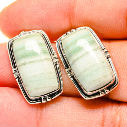 Ocean Jasper Earrings handcrafted by Ana Silver Co - EARR422604