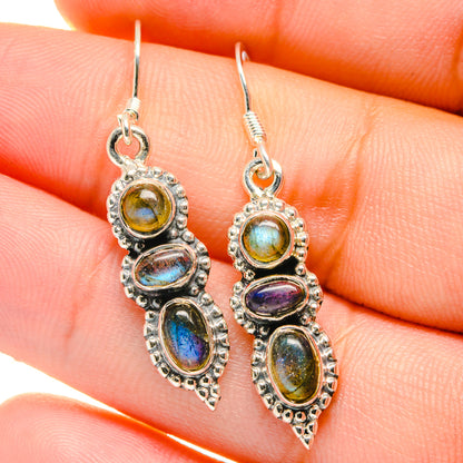 Labradorite Earrings handcrafted by Ana Silver Co - EARR422608