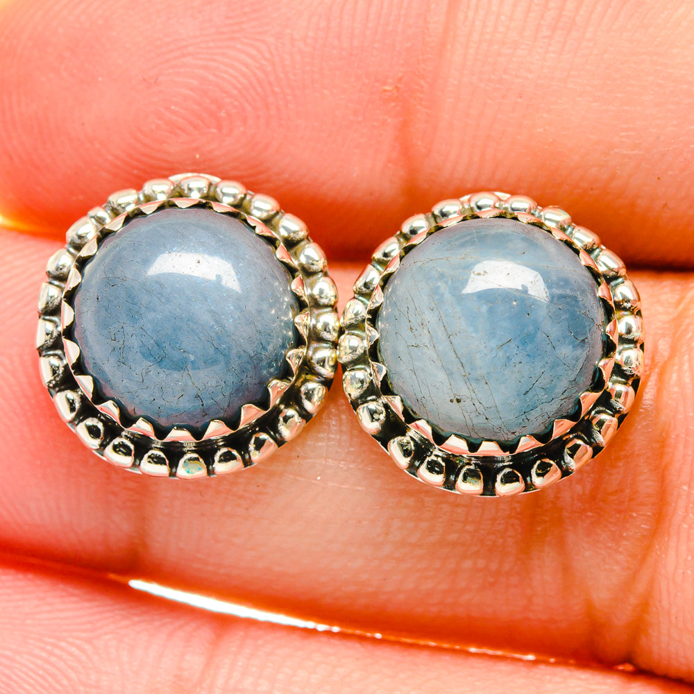 Aquamarine Earrings handcrafted by Ana Silver Co - EARR422615