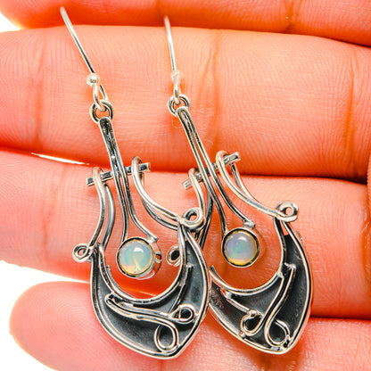 Ethiopian Opal Earrings handcrafted by Ana Silver Co - EARR422621