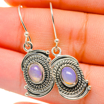Ethiopian Opal Earrings handcrafted by Ana Silver Co - EARR422624
