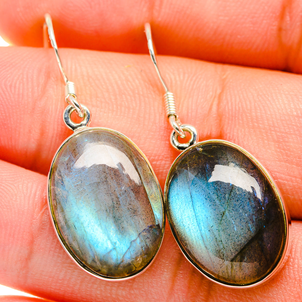 Labradorite Earrings handcrafted by Ana Silver Co - EARR422635