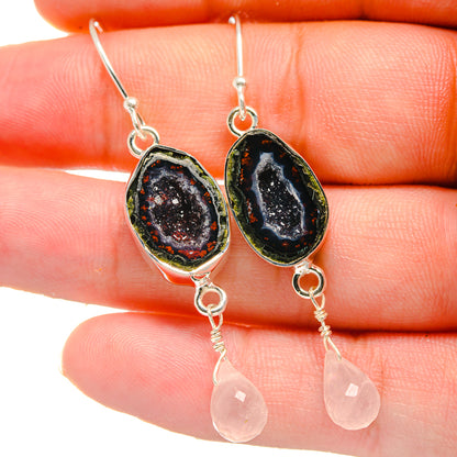 Coconut Geode Druzy Earrings handcrafted by Ana Silver Co - EARR422643