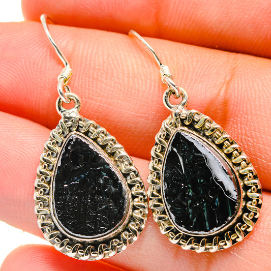 Shungite Earrings handcrafted by Ana Silver Co - EARR422646