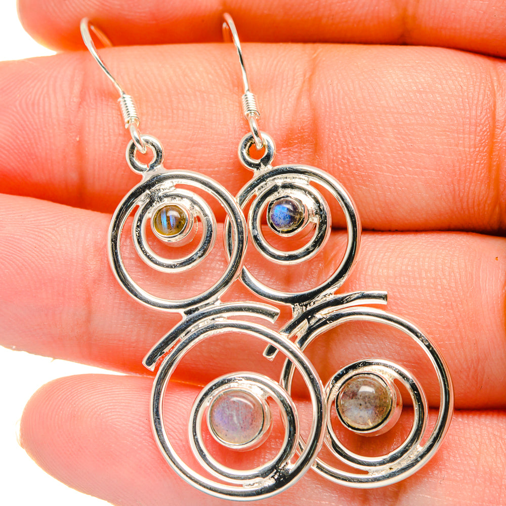 Labradorite Earrings handcrafted by Ana Silver Co - EARR422649