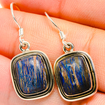 Azurite Earrings handcrafted by Ana Silver Co - EARR422667