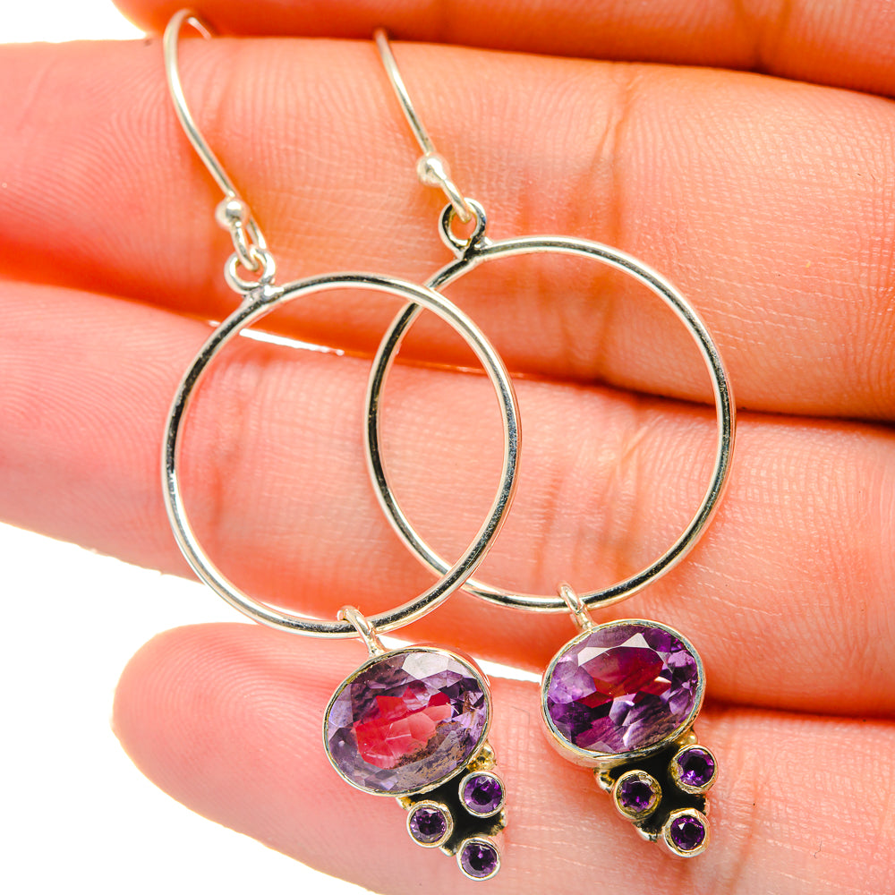 Amethyst Earrings handcrafted by Ana Silver Co - EARR422673