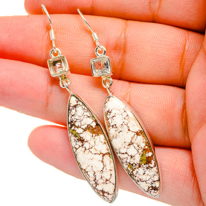 Wild Horse Jasper Earrings handcrafted by Ana Silver Co - EARR422675