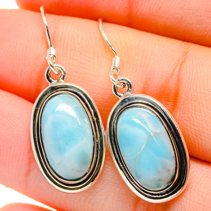 Larimar Earrings handcrafted by Ana Silver Co - EARR422689