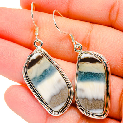 Owyhee Opal Earrings handcrafted by Ana Silver Co - EARR422693
