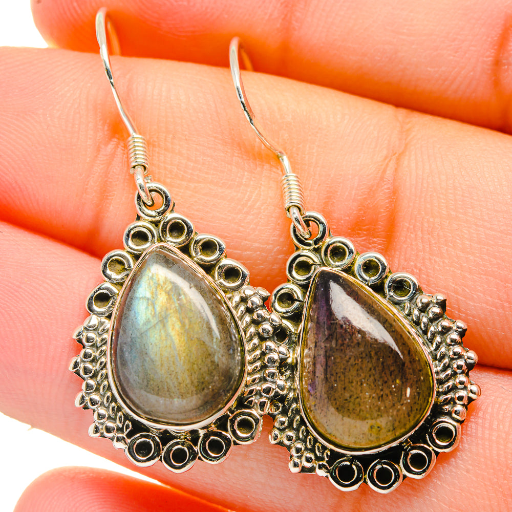 Labradorite Earrings handcrafted by Ana Silver Co - EARR422694