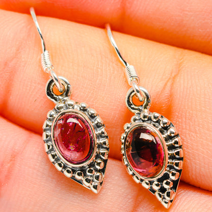 Pink Tourmaline Earrings handcrafted by Ana Silver Co - EARR422696
