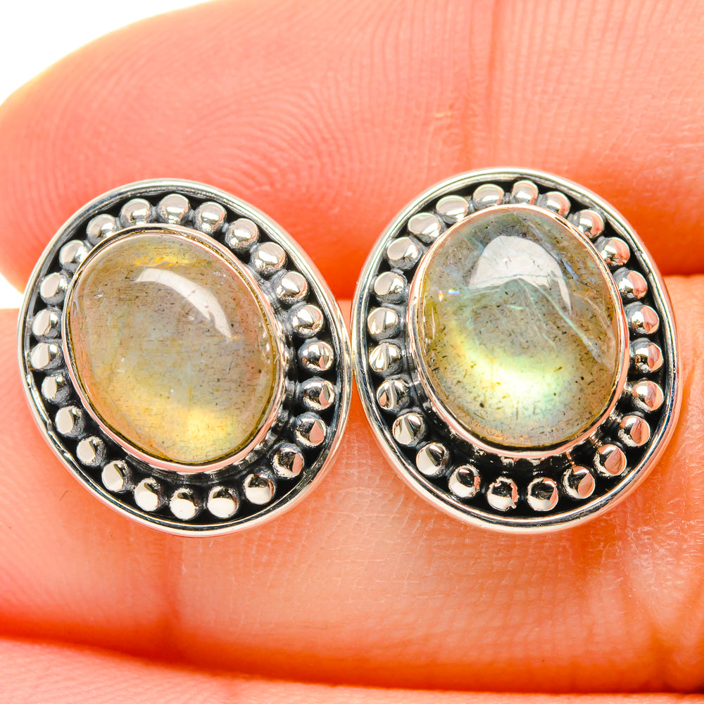 Labradorite Earrings handcrafted by Ana Silver Co - EARR422713