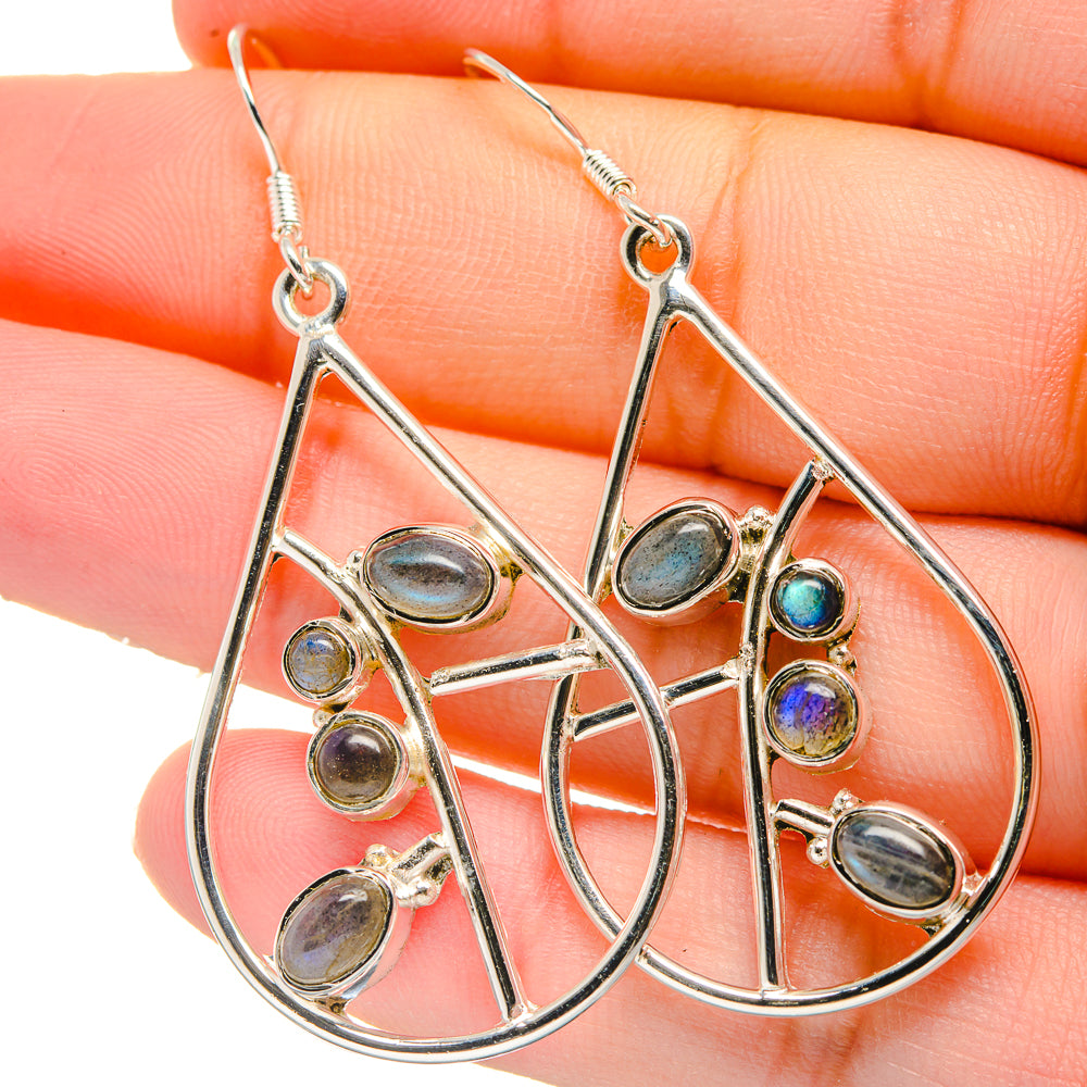 Labradorite Earrings handcrafted by Ana Silver Co - EARR422717