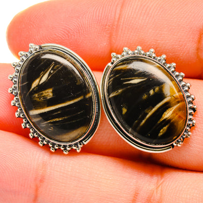 Turkish Tube Agate Earrings handcrafted by Ana Silver Co - EARR422737