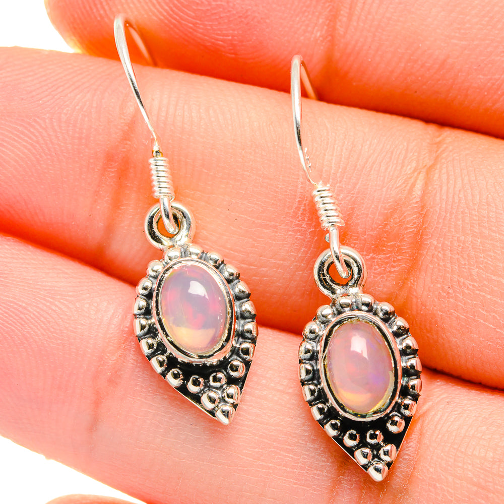 Ethiopian Opal Earrings handcrafted by Ana Silver Co - EARR422740
