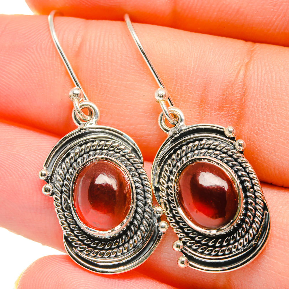 Carnelian Earrings handcrafted by Ana Silver Co - EARR422741