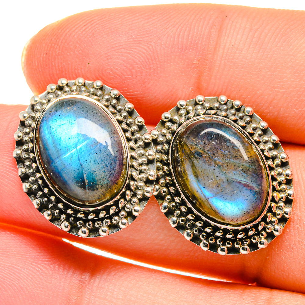 Labradorite Earrings handcrafted by Ana Silver Co - EARR422747