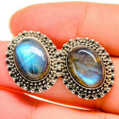 Labradorite Earrings handcrafted by Ana Silver Co - EARR422747