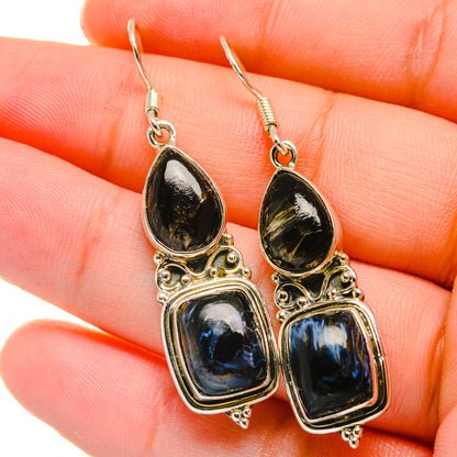 Pietersite Earrings handcrafted by Ana Silver Co - EARR422749