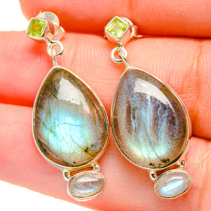 Labradorite Earrings handcrafted by Ana Silver Co - EARR422752
