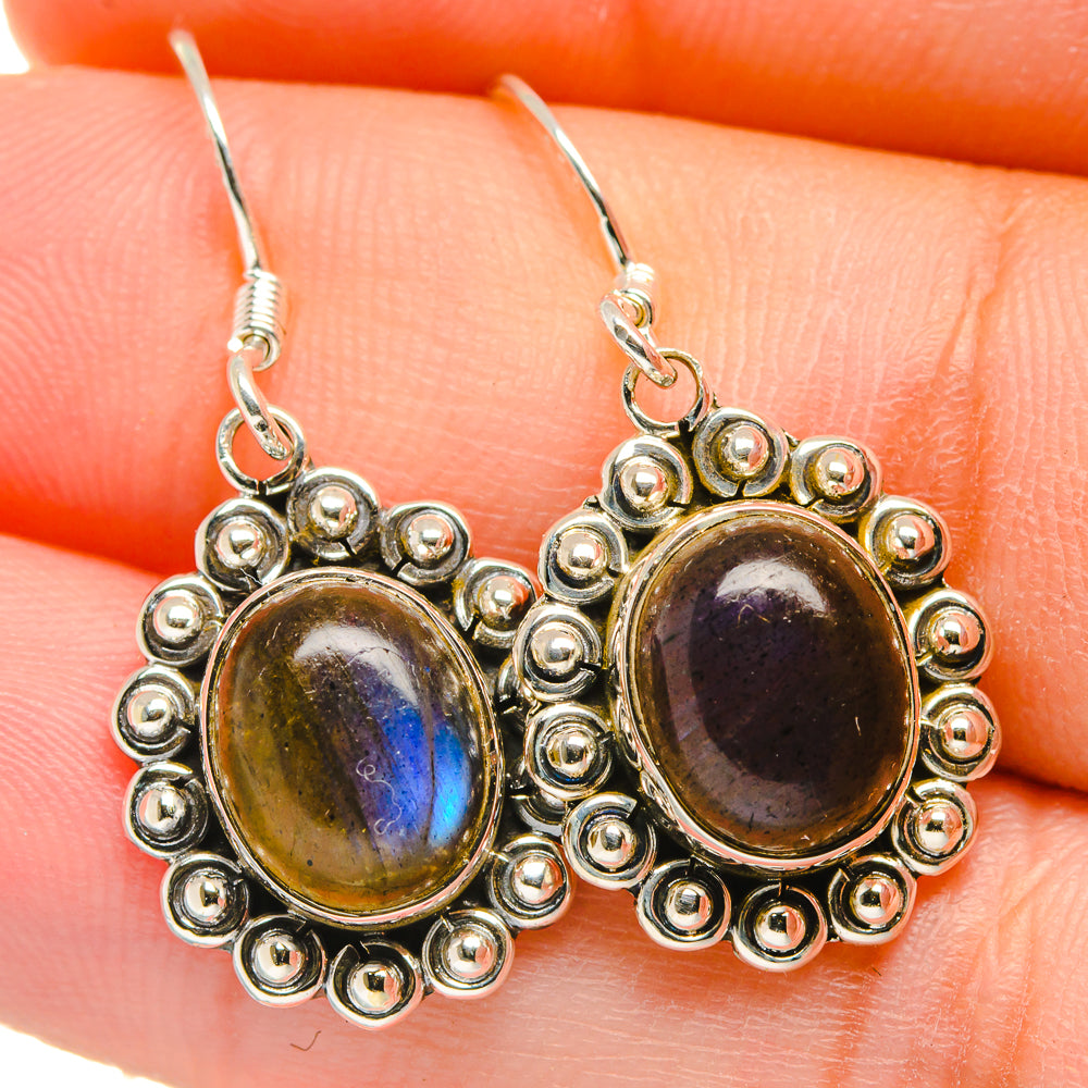 Labradorite Earrings handcrafted by Ana Silver Co - EARR422755