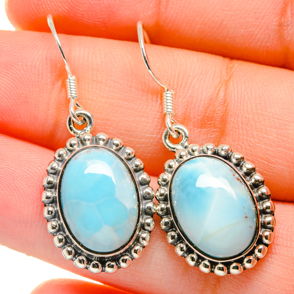 Larimar Earrings handcrafted by Ana Silver Co - EARR422759